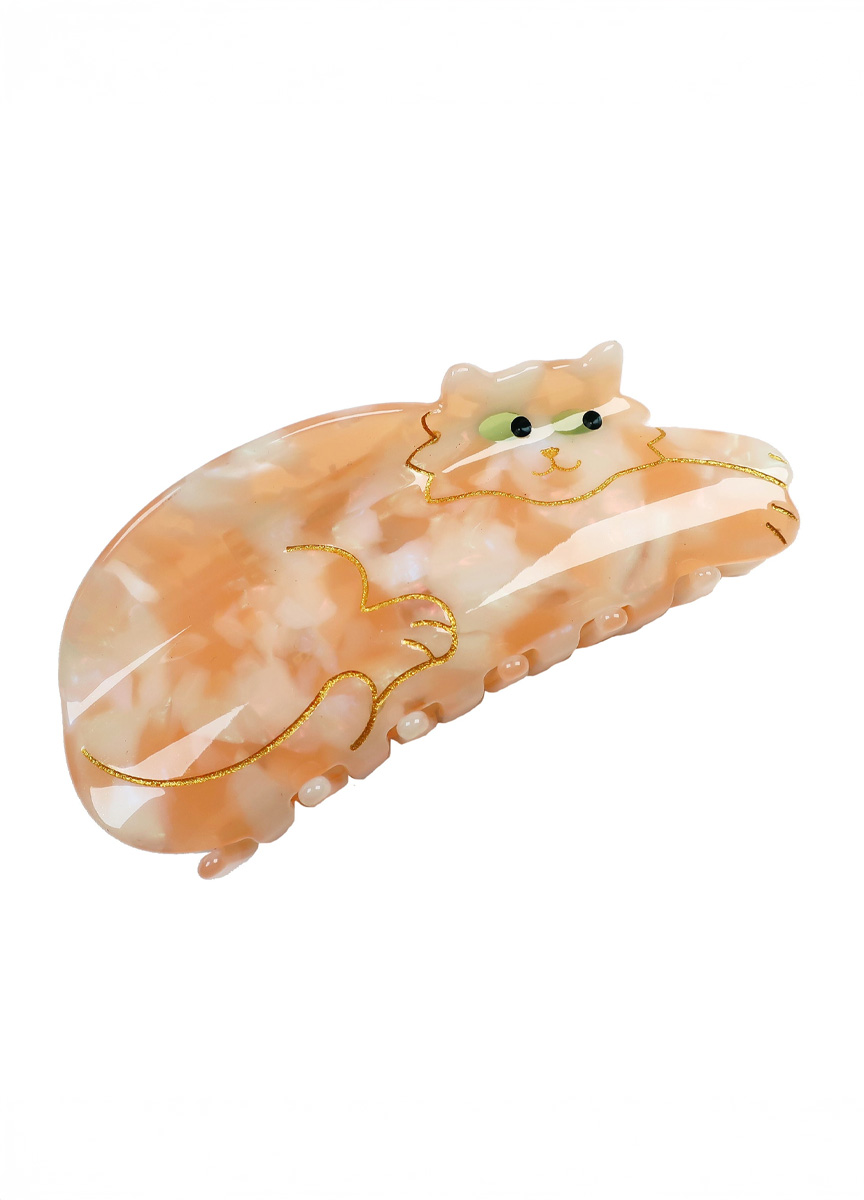 大橘貓造型髮抓